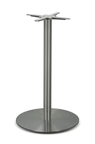 Dublino Stehtischgestell Tischbein Edelstahl | Premium | PD7586inox/110 | INOX | Stehtisch | Höhe 108 cm | 26 kg | max. Tischplattengröße Ø 90 cm von Dublino