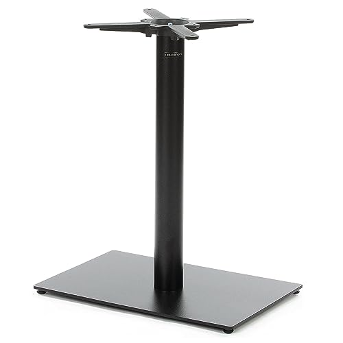 Dublino Tischgestell | Premium | PJ6090 | Metall Tischbein | Esstisch Tisch Beine schwarz | H 73 cm | 20 kg | Bodenplatte 60x40 cm | max. Tischplattengröße 120x80 cm von Dublino