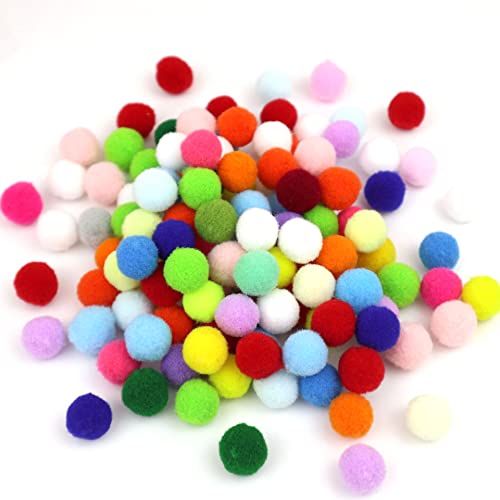 1000 Stück Bunte Mini Pompons,10mm Pompom Bälle Kleine Bommeln,Flauschigen Plüschbälle Filzkugeln Deko für Geburtstag & Hochzeit Party Dekorieren Lustige DIY Nähen Basteln Handwerk,Bunt von Duories