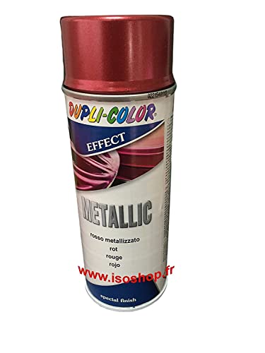 DUPLI-COLOR Metallic Rot Farbauswahl Lackspray Felgenspray Sprühfarbe Sprühdose Farbe Spraylack 400ml von DUPLI-COLOR