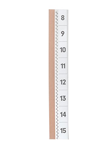 Durable Selbstklebereiter Tabfix, 200 mm breit, 10 mm, 2-zeilig, transparent, 5 Streifen, 840219 von Durable