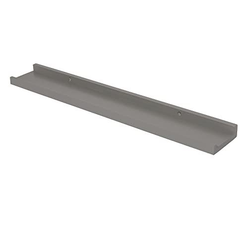 Duraline Photoshelf Foto Regalboden Dekoratives Wandregal, MDF, Grau, 60cm von DURAline