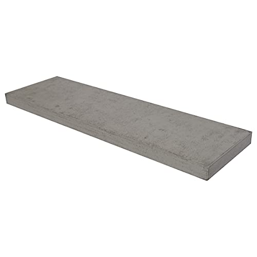 Duraline Regalbrett Befestigung unsichtbar, Holz, Beton, 80 x 23.5 cm x Dicke 3.8 cm von DURAline