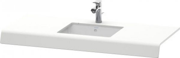 Duravit DuraStyle Konsole 828C, 1300mm mit einem Ausschnitt, Farbe (Front/Korpus): Tessiner Kirschbaum von Duravit AG