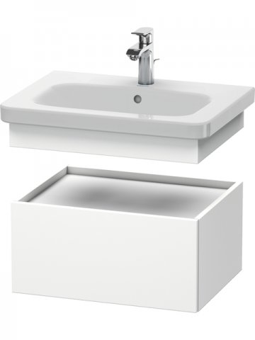 Duravit DuraStyle Unterschrank wandhängend mit Auszug 6280, 580mm, für DuraStyle, Farbe (Front/Korpus): Weiß Matt / Kastanie Dunkel von Duravit AG