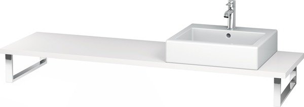 Duravit L-Cube Konsole für Aufsatzbecken und Einbauwaschtische, Plattenstärke 45mm, Größe 1000x480mm, mit 1 Ausschnitt, Farbe (Front/Korpus): Europäische Eiche Dekor von Duravit AG