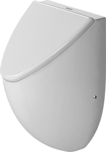 Duravit Urinal Fizz, Zulauf von hinten absaugend, für Deckel, weiss, Farbe: Weiß von Duravit AG