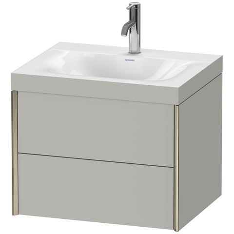 Duravit XViu c-bonded Set wandhängend Betongrau Matt 600x480x503 mm - XV4614OB107C XV4614OB107C von Duravit