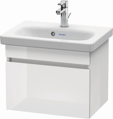 Duravit DuraStyle Waschtischunterbau wandhängend Weiß Hochglanz 500x368x398 mm - DS630302222 DS630302222 von Duravit