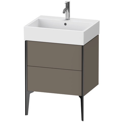 Duravit XViu Waschtischunterbau bodenstehend Flanell Grau Seidenmatt 584x454x493 mm - XV45340B2900A0 XV45340B2900A00 von Duravit