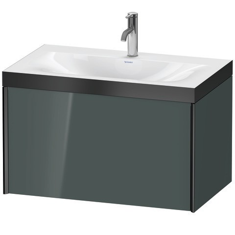 Duravit XViu c-bonded Set wandhängend Dolomiti Grau 800x480x503 mm - XV4610OB238CE00 XV4610OB238CE00 von Duravit