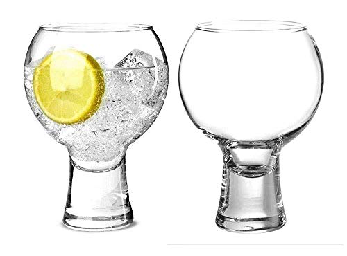 Ikonic Like Alternato Gin-Gläser, kurzstielig, 540 ml, Ballon Gin Spanish Copa, 2 Stück von Durobor