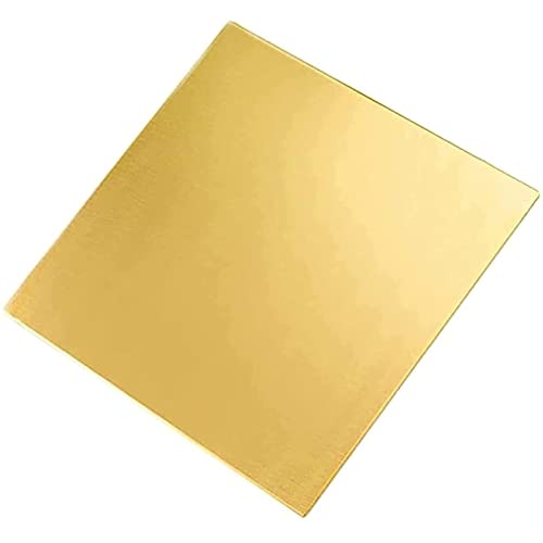 Dxcaicc Messingplatten Platten Pad Shim 100mm x 200mm H62 Hochreine Rohstoffe für DIY Handarbeit Material,0.8mm von Dxcaicc