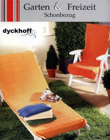 Dyckhoff Gartenstuhl-Schonbezug, Gelb, 60 x 130 cm von Dyckhoff
