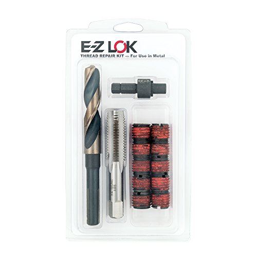 E-Z LOK EZ-450-8 Gewindeeinsätze für Metall; M8-1.25 Einbausatz, Stahl, Schwarzoxid von E-Z LOK