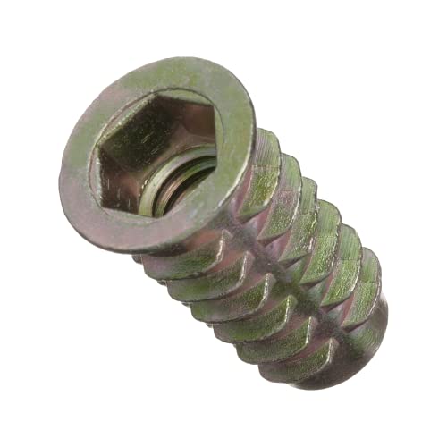 E-Z LOK - 903816-25 E-Z Lok Threaded Insert, Zinc, Hex-Flanged, 3/8"-16 Internal Threads, 25mm Length (Pack of 25) von E-Z LOK