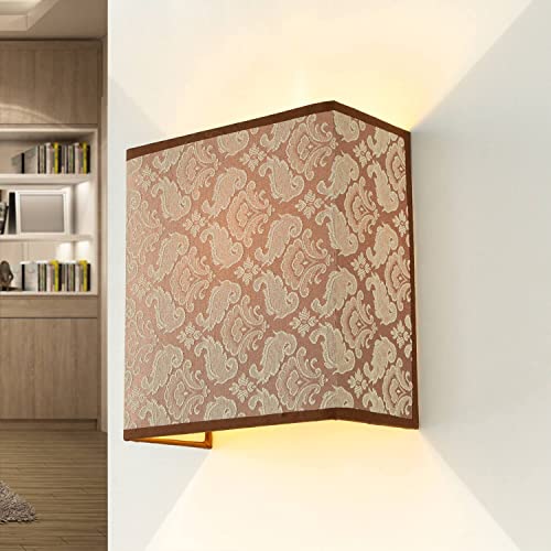 Wandleuchte Stoff ALICE Loft Design blendarm E27 wohnliche Wandlampe Wohnzimmer Schlafzimmer Flur von Easylight