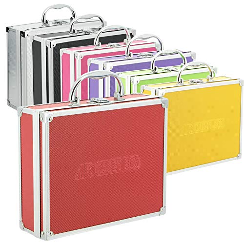 AR Carry Box® Kleiner Alukoffer Werkzeugkoffer Aluminium Koffer leer 260x210x80mm Farbe Rot von ECI