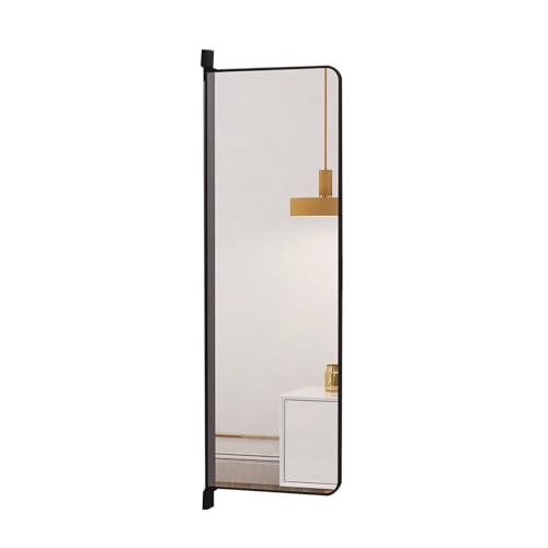 EDLE Umkehrbarer und ausziehbarer Ganzkörperspiegel, integrierter klappbarer Schminkspiegel im Kleiderschrank, geeignet for Schlafzimmer und Garderoben (CH : 120 * 40cm) von EDLE