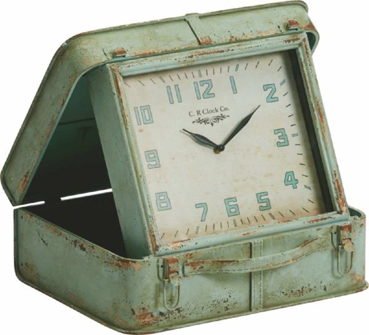 EJA International Uhr EJA Uhr Standuhr Retro Antik Look Vintage Kofferuhr 42cm 13.633.05 von EJA International