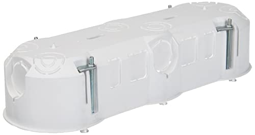 ELEKTRO-PLAST 3-fach Hohlwanddose Schalterdose Gerätedose Abzweigdose Trockenbau 3x60mm 3562, Weiß von ELEKTRO-PLAST