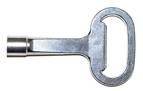 Dornschlüssel mit Innendreikant 8mm,mit Flaschenöffner, Dreikantschlüssel von EM