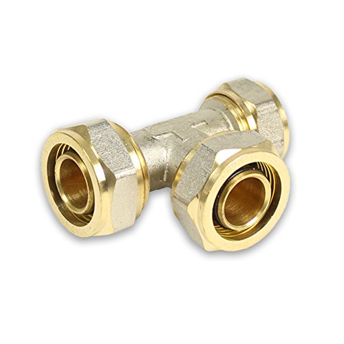 Klemmring Schraubfitting T-Stück reduziert, 20x2-20x2-16x2 mm von EMAX