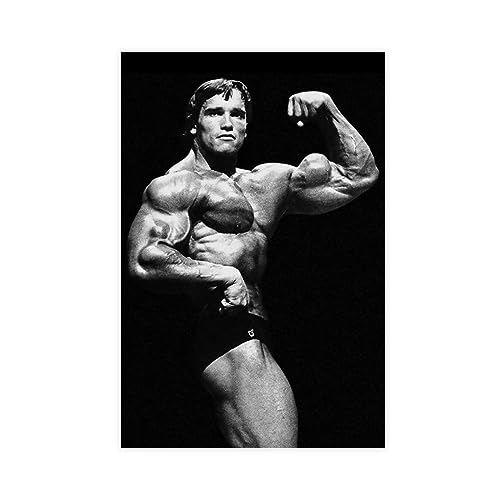 EMIGOS Arnold Schwarzenegger Bodybuilding-Poster, Leinwand-Poster, Wandkunst, Dekordruck, Bild, Gemälde für Wohnzimmer, Schlafzimmer, Dekoration, ungerahmt, 30 x 45 cm von EMIGOS