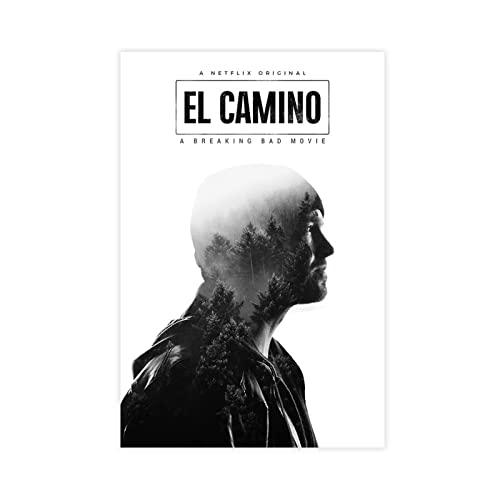 EMIGOS El Camino Alternative Movie Poste Leinwandposter Schlafzimmer Dekor Sport Landschaft Büro Zimmer Dekor Geschenk ungerahmt 40 x 60 cm von EMIGOS