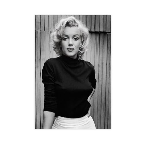 EMIGOS Marilyn Monroe Poster auf Leinwand, Schlafzimmer, Dekoration, Sport, Landschaft, Büro, Raumdekoration, Geschenk, ungerahmt, 30 x 45 cm von EMIGOS
