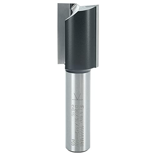 ENT 10565 Nutfräser HW, Schaft (S) 12 mm, Durchmesser (D) 20 mm, NL 30 mm, SL 40 mm, GL 70 mm von ENT European Norm Tools
