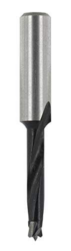 ENT 24002 Dübelbohrer HW, Schaft (S) 8 mm, Durchmesser (D) 8 mm, NL 30 mm, SL 27 mm, L 57 mm, speziell für die Oberfräse von ENT European Norm Tools