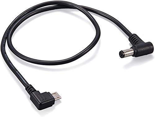 Eonvic Micro-USB auf rechtwinkligen 2,1 mm Gleichstrom-Stromkabel für Tilta Nucleus Nano Motor von EONVIC
