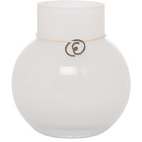 Vase Glas round white Ø 13 cm von ERNST