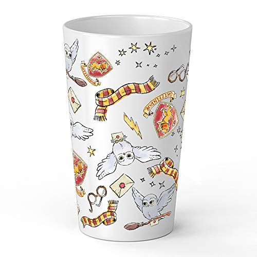 ERT - Original und Offiziell Lizenziertes Harry Potter Becher aus Keramik, Ideal als Geschenk, Tasse für Latte innen weiß, Hochwertiger Aufdruck, 450ml von ERT GROUP