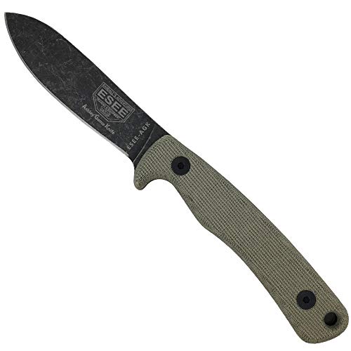 ESEE Ashley Emerson Game Knife, schwarz von ESEE