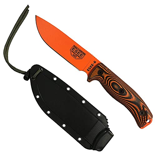 ESEE Model 6 Fixed Blade Orange, schwarz, ES6POR006 von ESEE