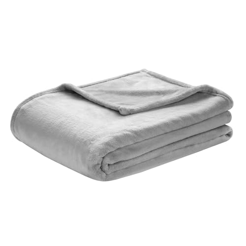 ESTELLA Kuscheldecke Polarflausch | Silber | Flauschige Microfaser-Flanelldecke ideal für die Couch | 150x200 cm | direkt vom Hersteller... von ESTELLA