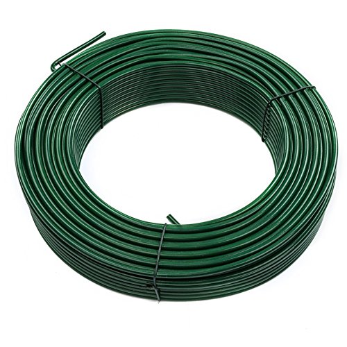 ESTEXO Spanndraht 3,8 mm x 55 m Moosgrün RAL 6005 von ESTEXO