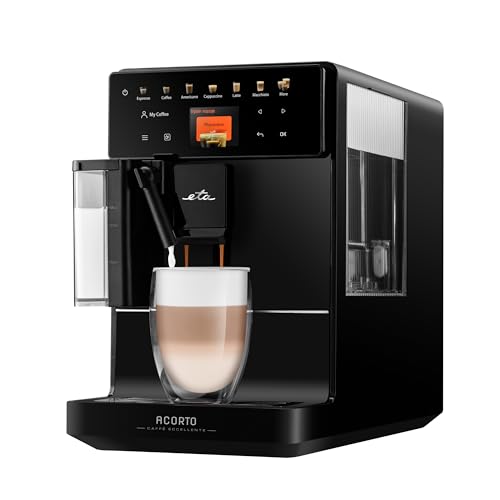 ETA Acorto Kaffeevollautomat I Extra schlankes Design I Kaffee I Espresso I Cappuccino I Latte I Macchiato I Flat White I 1400W von ETA