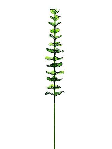EUROPALMS Kristalleukalyptus, Kunstpflanze, grün, 81cm 12x | Edle, vielseitige Ganzjahresdeko von EUROPALMS