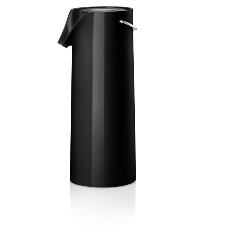 EVA SOLO | Pump-Isolierkanne 1,8l black | Die Kanne lässt sich auf ihrem Fuß um 360 Grad drehen | Black von EVA SOLO