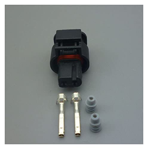 EVURU 2 Pin 1,2 mm Auto -Nockenwellenmagnetventil -Stecker Auto -Wasserdichtungskabelanschluss kompatibel mit VW Kompatibel mit Audi 872-857-561 (Color : 2sets) von EVURU