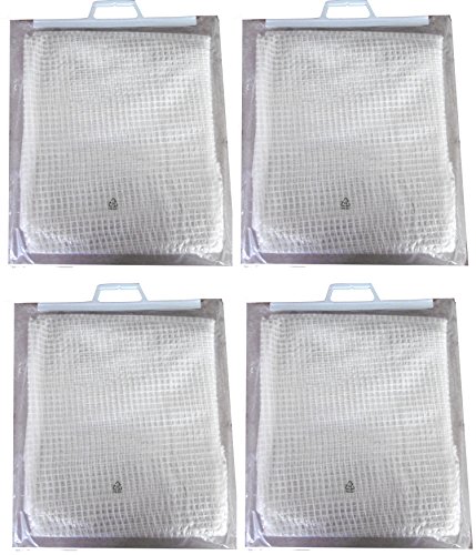 EXCOLO 24 qm 4 x Gitterfolie 2 x 3 Meter transparent weiß Abdeckung Windschutz Sichtschutz Schutz von EXCOLO