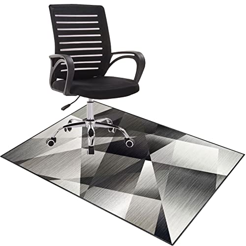 EYZO Bodenschutzmatte Gaming Bürostuhl Stuhlmatten Bodenschutzmatte Bürostuhl Unterlage Bürostuhlunterlage Rutschfestes Kratzfest Stuhl Unterlage Chair Mat Stoffmatte für Stühle Chairmat 100 × 140 cm von EYZO