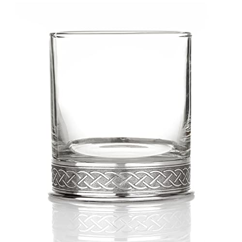 Eburya Celtic Whisky Tumbler - Handgefertigtes Whiskyglas aus England mit keltischen Ornamenten von Eburya