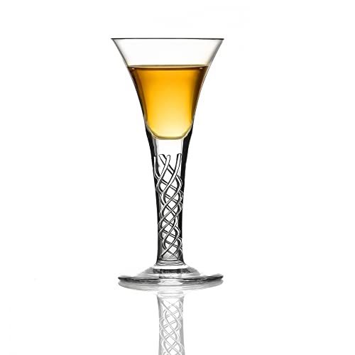 Eburya Jakobiten Whisky Glas/Jacobite Dram - handgefertigt aus Kristallglas von Eburya