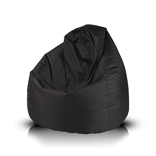 Ecopuf Fuzzy | Sitzsack für drinnen und draußen 80x110 cm | Sitzsack Sessel Kinder & Erwachsene | Sitzkissen oder als Gaming | Sitzsäcke geliefert mit Füllung von Ecopuf