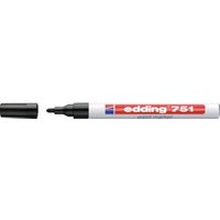 Lackmarker 751 schwarz Strich-B.1-2mm Rundspitze EDDING von Edding