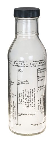 Eddingtons Kolder 13214 Salatdressing-Flasche, Glas, 368 ml, hergestellt in den USA, beige von Eddingtons